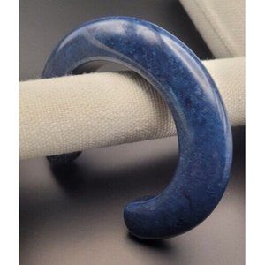 Lizzie Fortunato Women's Ridge Cuff Metallic Swirl Blue